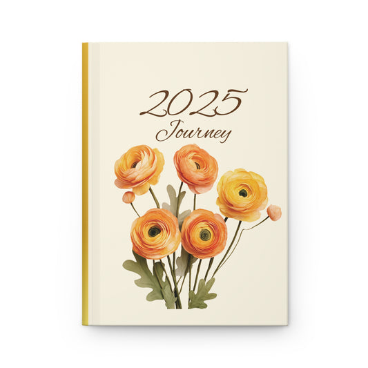 2025 Journey - A Floral Journal for Reflection and Growth (Floral Edition)