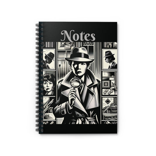 The Detective's Notes - A Noir-Inspired Notebook